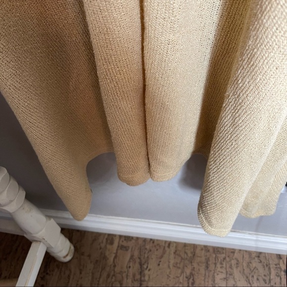 Free People Yellow Montauk Maxi Sweater Dress SM NWOT - Picture 7 of 9